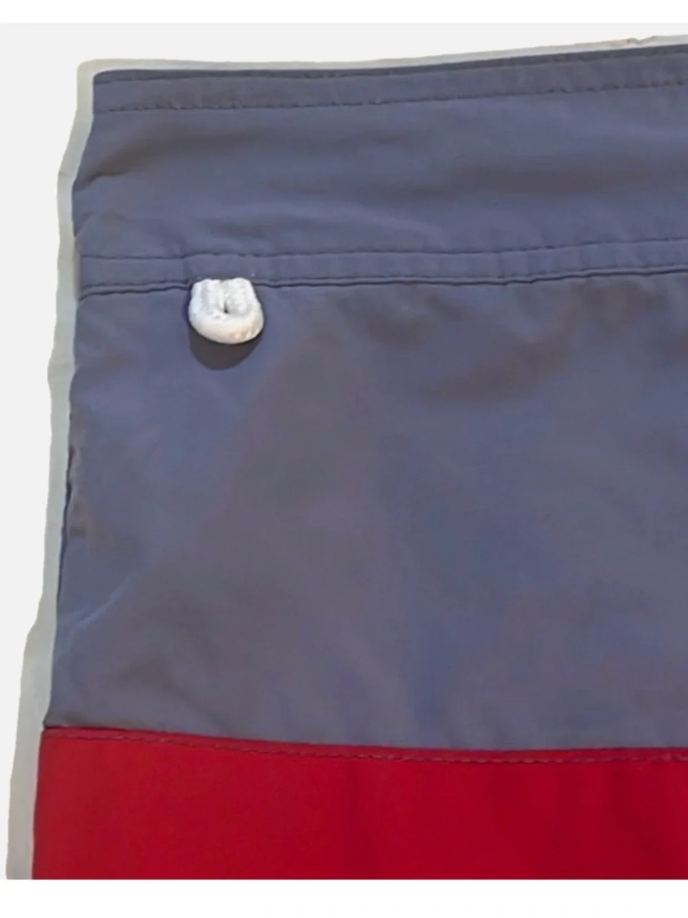 J.Crew Men’s Swim Trunks Size 36 Blue Red Stripe Board Shorts Quick Dry